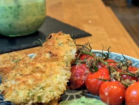 Panierte Rotbarschfilets mit Pastis-Sauce und Vanille-Tomaten - Rezept - Bild Nr. 20