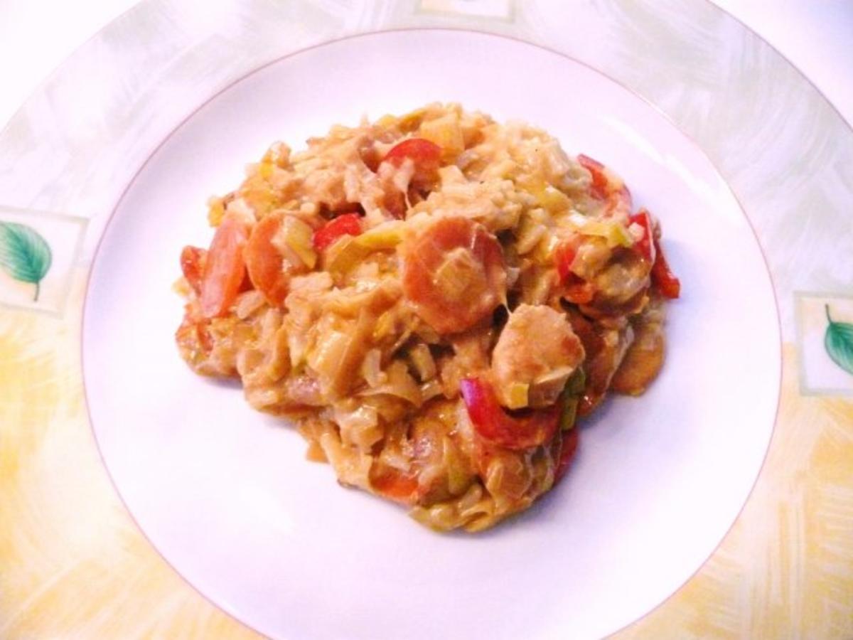 Hähnchen Reis Curry Pfanne - Rezept - Bild Nr. 6