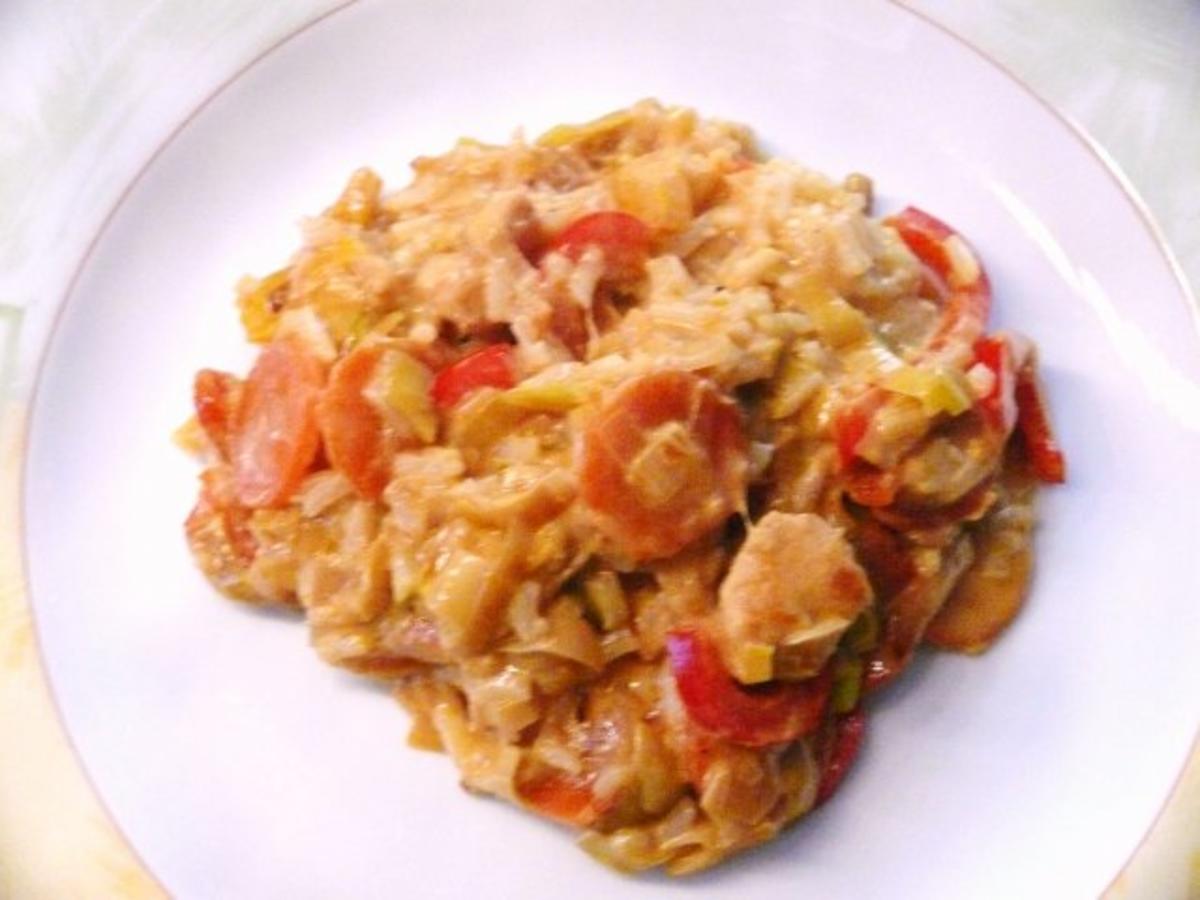 Hähnchen Reis Curry Pfanne - Rezept - Bild Nr. 7