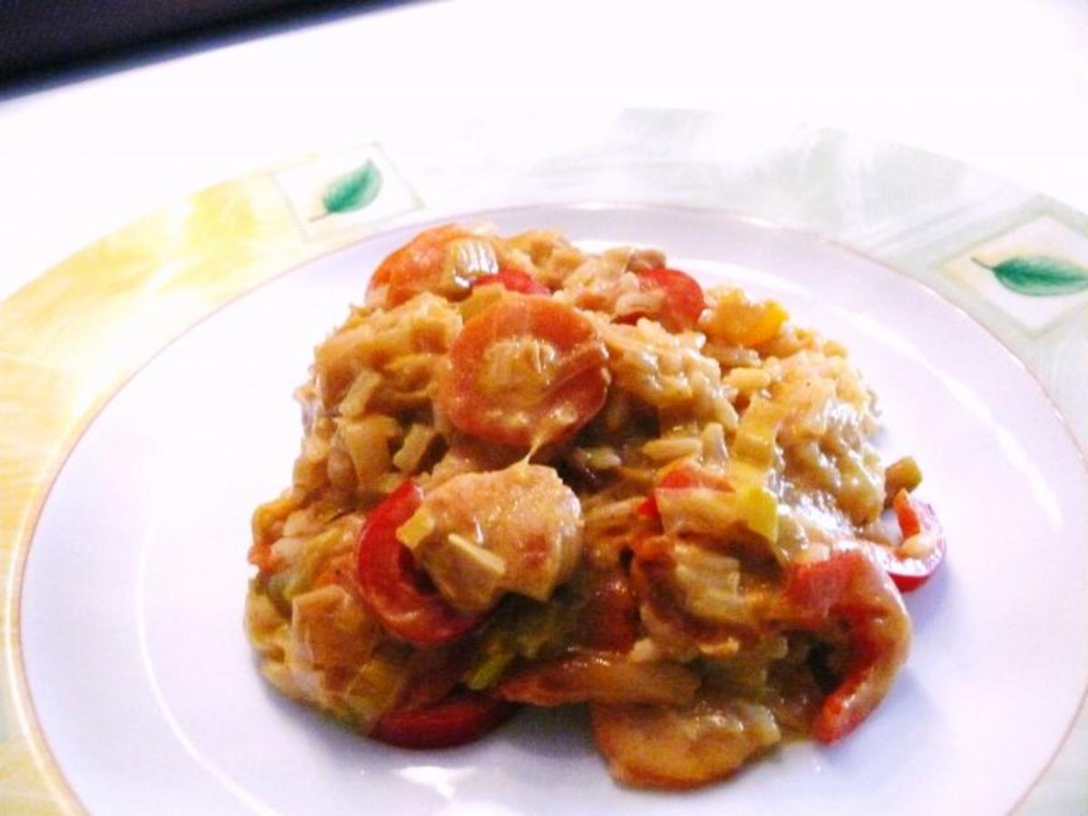 Hähnchen Reis Curry Pfanne - Rezept - Bild Nr. 8