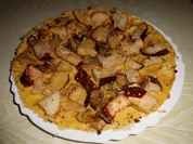 Pfannengericht: Omelett mit Pilzen und Brötchen - Rezept