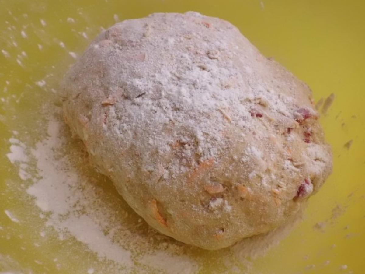 Brot/Brötchen: Dinkelbrot mit Malzbier, Schinkenspeck und Süßkartoffel - Rezept - Bild Nr. 5