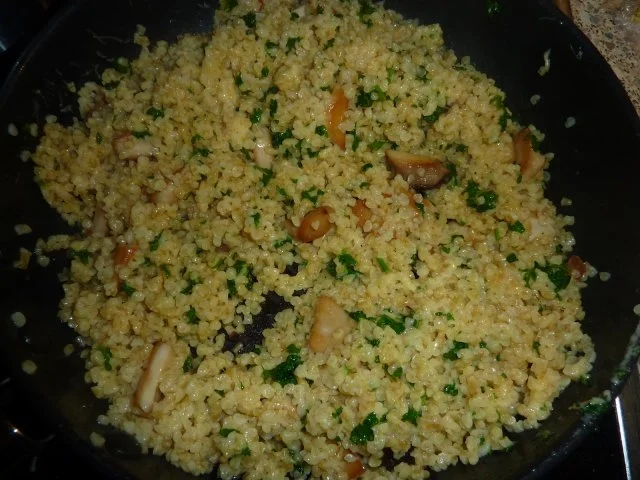 Beilagen: Bulgur mit Kräuterseitlingen - Rezept - Bild Nr. 9