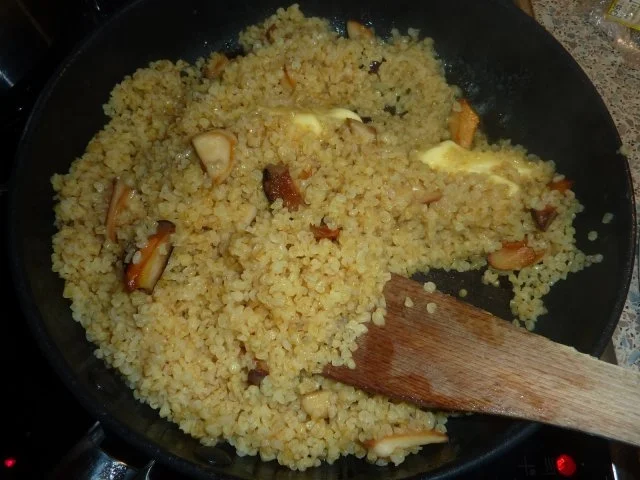 Beilagen: Bulgur mit Kräuterseitlingen - Rezept - Bild Nr. 6