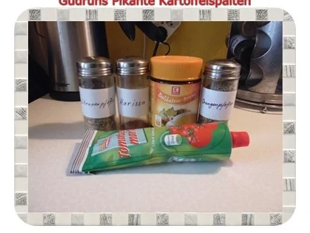 Kartoffeln: Kartoffelspalten mit Harissasoße - Rezept - Bild Nr. 6