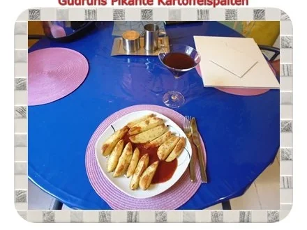 Kartoffeln: Kartoffelspalten mit Harissasoße - Rezept - Bild Nr. 10