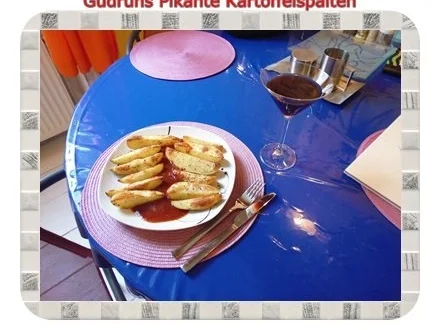 Kartoffeln: Kartoffelspalten mit Harissasoße - Rezept - Bild Nr. 11