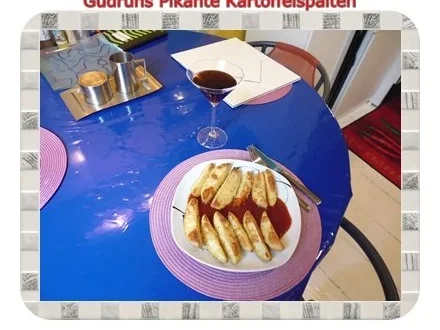 Kartoffeln: Kartoffelspalten mit Harissasoße - Rezept - Bild Nr. 12