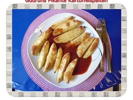 Kartoffeln: Kartoffelspalten mit Harissasoße - Rezept - Bild Nr. 13