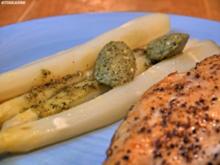 Ofenspargel mit Kürbiskernbutter - Rezept