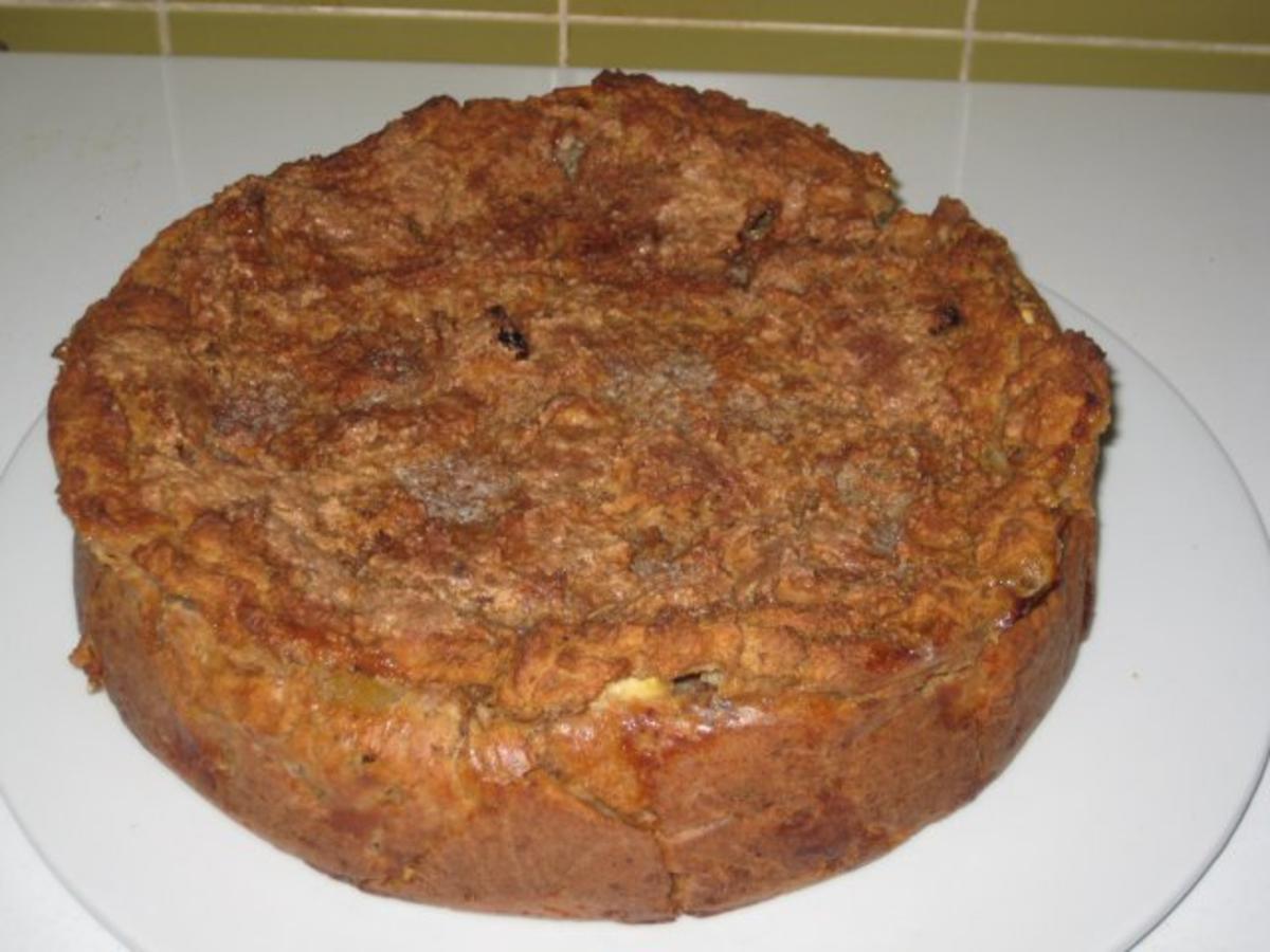 Brotkuchen oder Auflauf mit Äpfel - Rezept - Bild Nr. 2