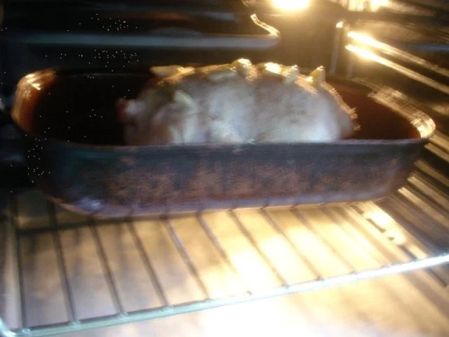 Brathähnchen mit Spargel und grüne Bohnen mit Knoblauch - Rezept - Bild Nr. 4