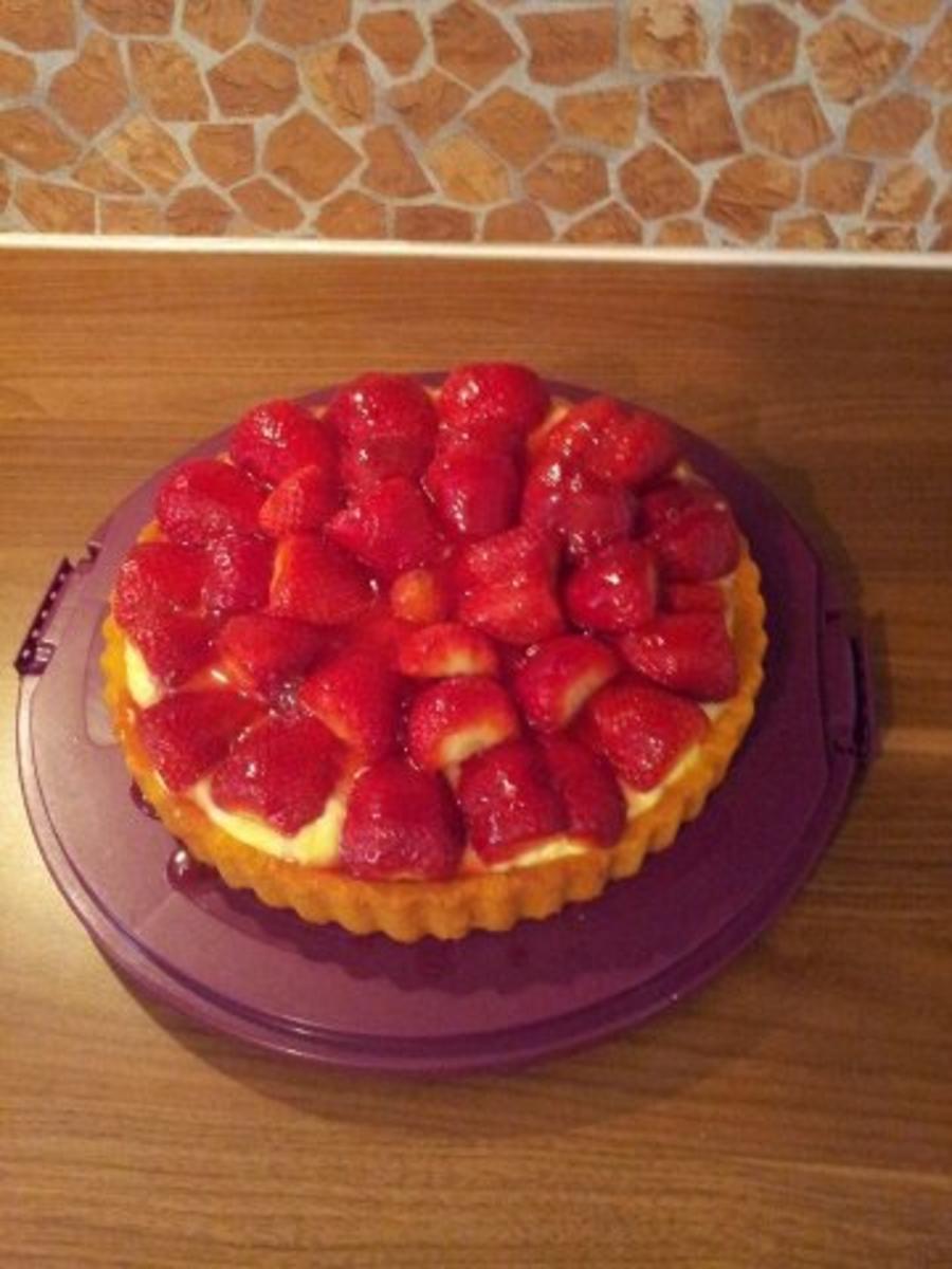 Erdbeerkuchen - Rezept