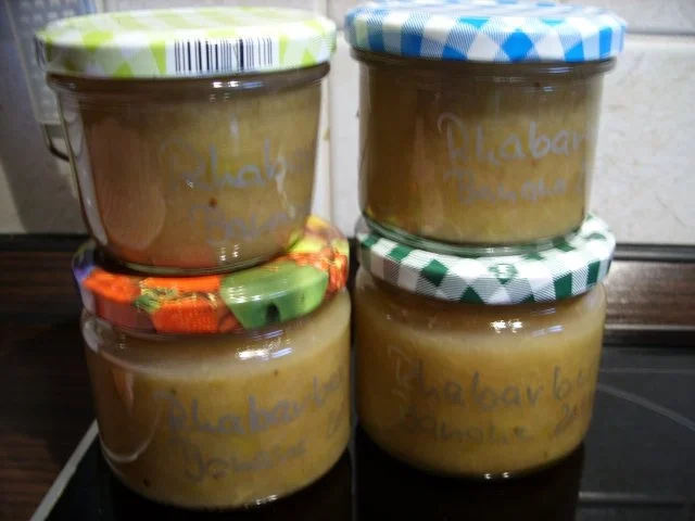 Rezept: Konfitüre & Co: Rhabarber-Banane Konfitüre & Co: Rhabarber-Banane - Rezept
