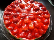 Erdbeertorte - die erste in diesem Jahr - Rezept