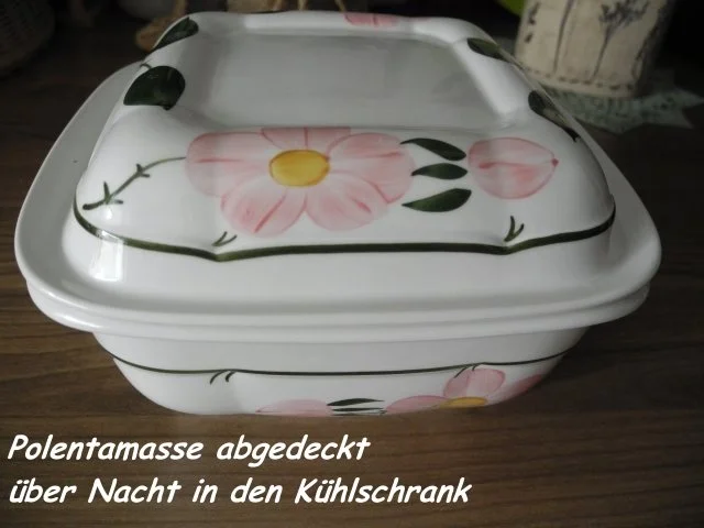 Rezept: Vegan : Gebratene Petersilien - Polenta mit Dürrpflaumen - Zwiebel - Champignons Bild Nr. 7 Vegan : Gebratene Petersilien - Polenta mit Dürrpflaumen - Zwiebel - Champignons - Rezept - Bild Nr. 7