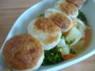 Weißbiersüppchen mit Marktgemüse und gerösteten Weisswurstscheiben - Rezept