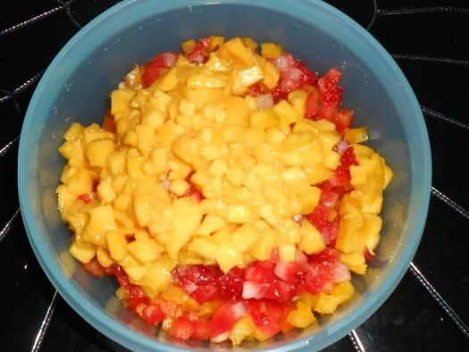 Ofenspargel mit Schinken und fruchtigem Salat - Rezept - Bild Nr. 11