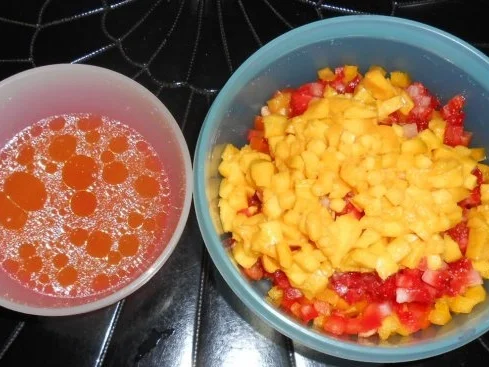 Ofenspargel mit Schinken und fruchtigem Salat - Rezept - Bild Nr. 12