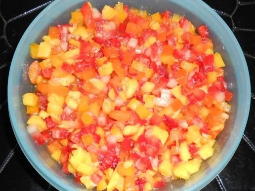 Ofenspargel mit Schinken und fruchtigem Salat - Rezept - Bild Nr. 13