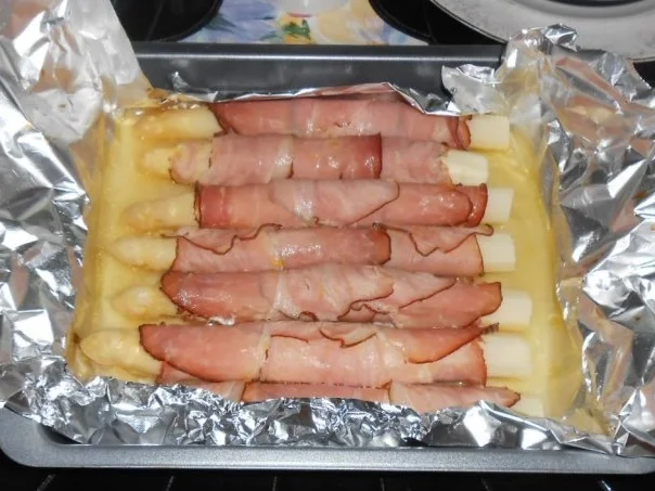 Ofenspargel mit Schinken und fruchtigem Salat - Rezept - Bild Nr. 14