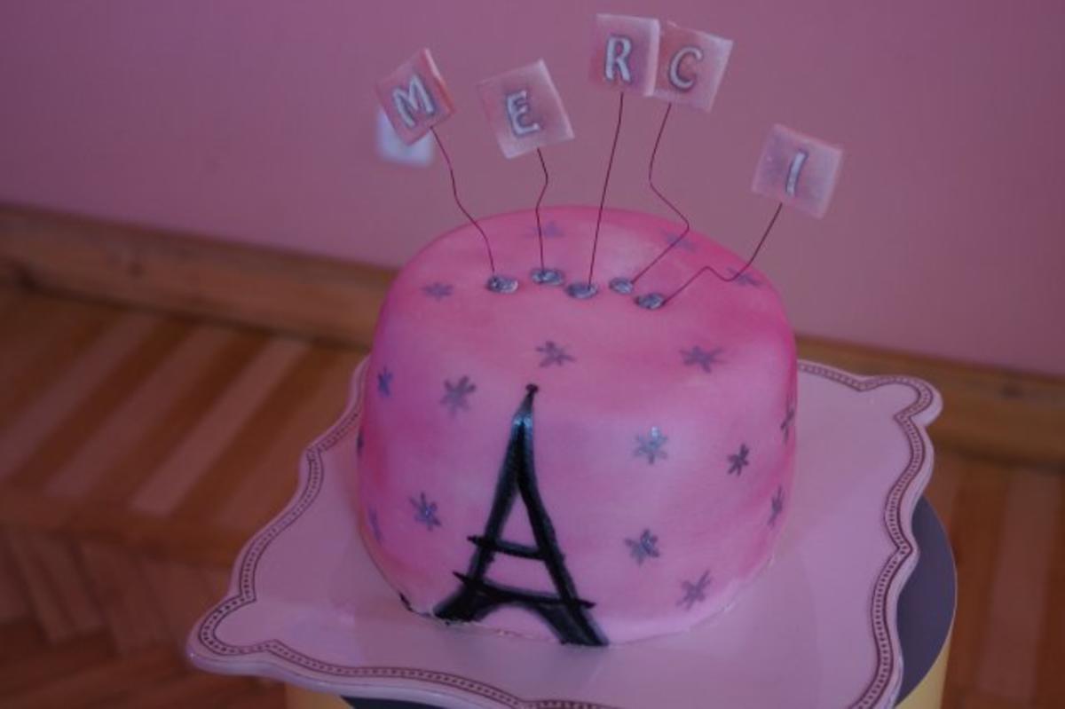 Bilder für Pink-Ombre-Cake - Rezept