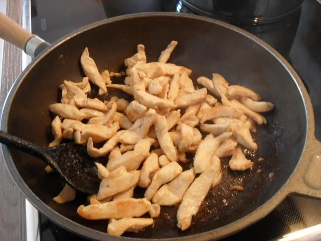 Spargel-Nudeln-Hähnchenfilet Pfanne - Rezept - Bild Nr. 9