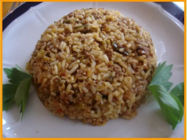 Curry-Hackfleisch-Porree-Reis-Pfanne - Rezept