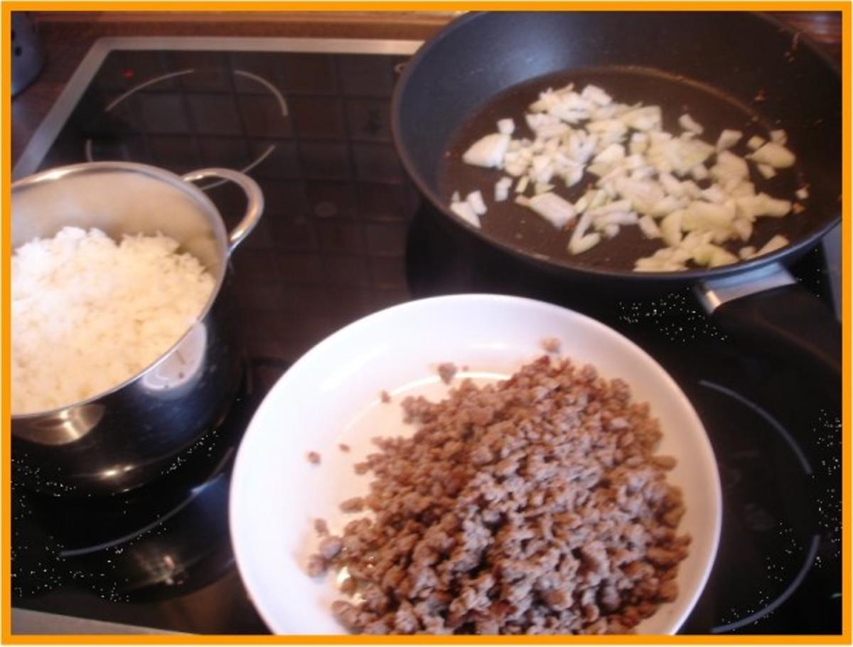 Curry-Hackfleisch-Porree-Reis-Pfanne - Rezept - Bild Nr. 7