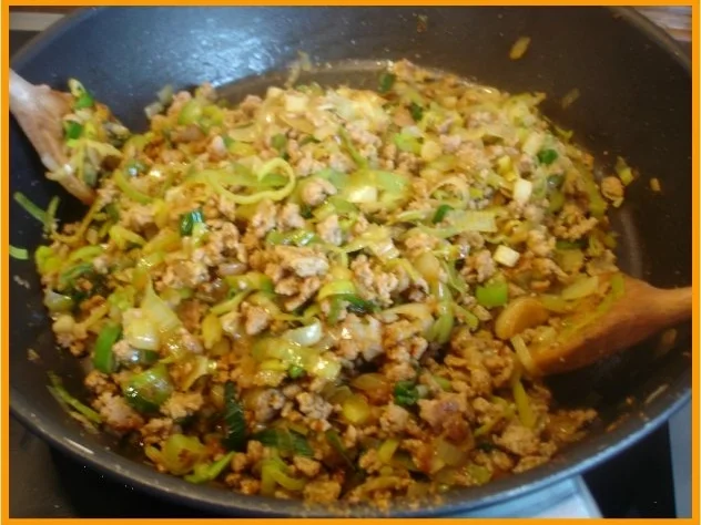 Curry-Hackfleisch-Porree-Reis-Pfanne - Rezept - Bild Nr. 11