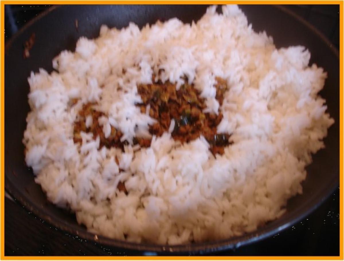 Curry-Hackfleisch-Porree-Reis-Pfanne - Rezept - Bild Nr. 14