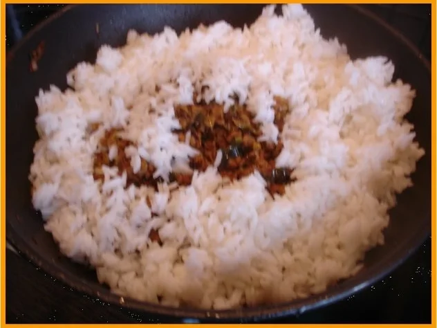 Curry-Hackfleisch-Porree-Reis-Pfanne - Rezept - Bild Nr. 14