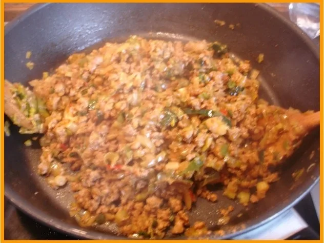 Curry-Hackfleisch-Porree-Reis-Pfanne - Rezept - Bild Nr. 12