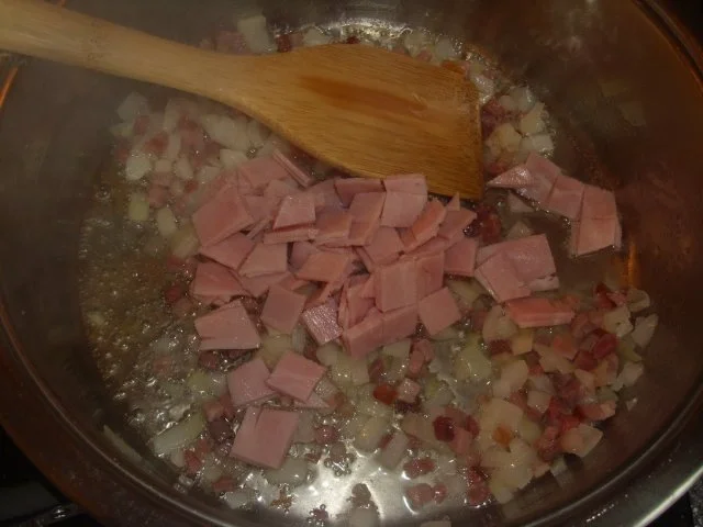 Rezept: Pasta mit Spinat, Gorgonzola und Schinken Bild Nr. 3 Pasta mit Spinat, Gorgonzola und Schinken - Rezept - Bild Nr. 3