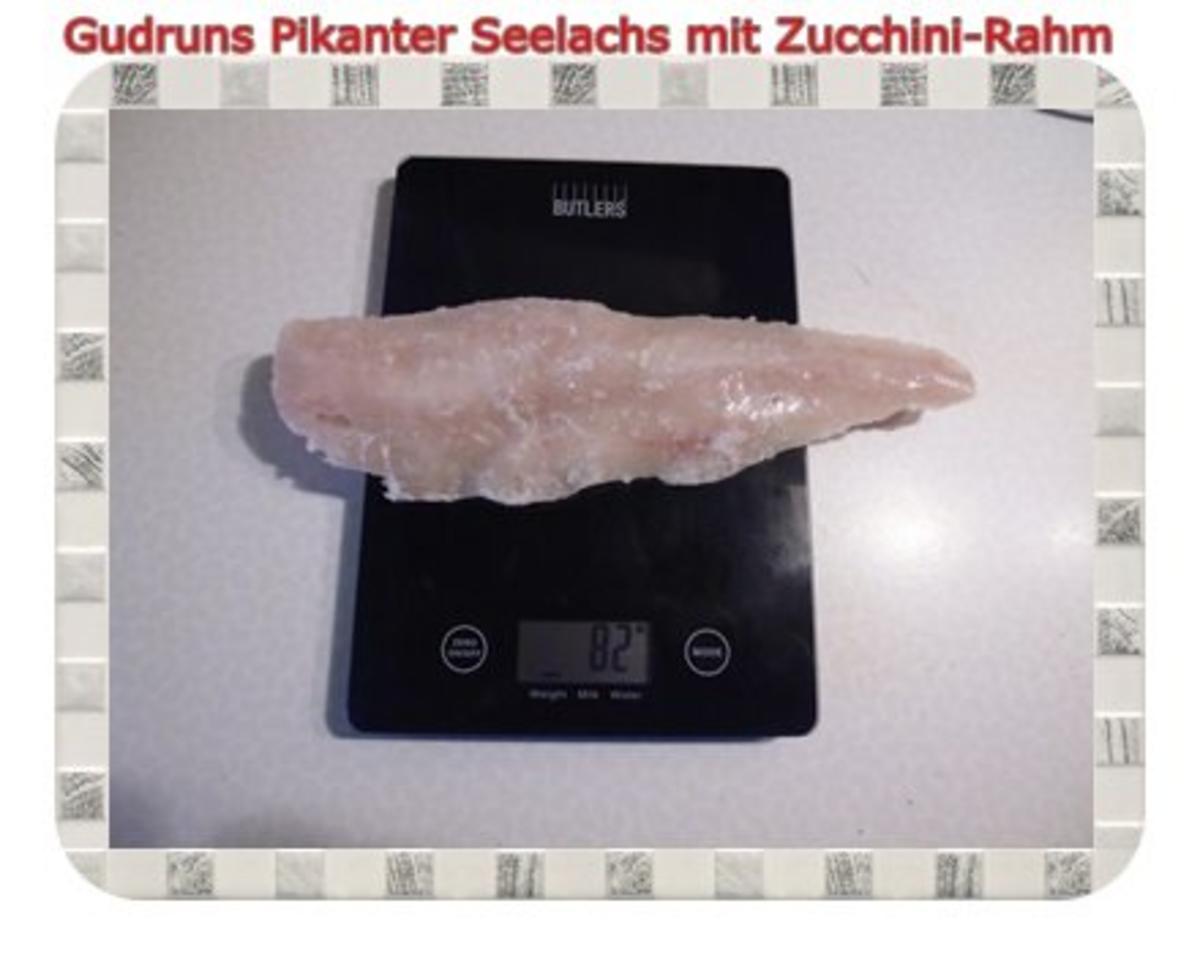 Fisch: Pikanter Seelachs mit Rahm-Zucchini - Rezept - Bild Nr. 2