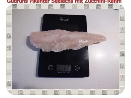 Rezept: Fisch: Pikanter Seelachs mit Rahm-Zucchini Bild Nr. 2 Fisch: Pikanter Seelachs mit Rahm-Zucchini - Rezept - Bild Nr. 2
