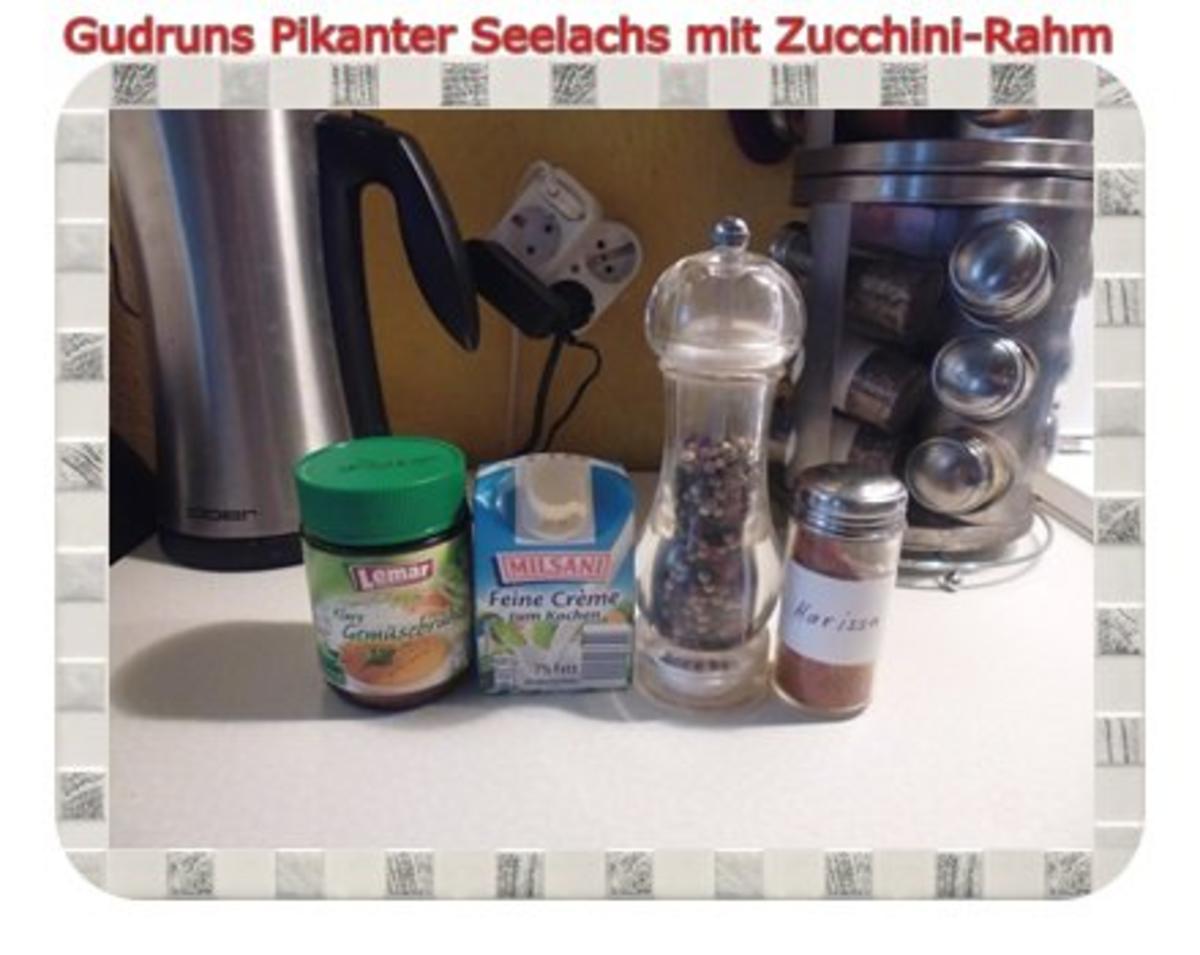 Fisch: Pikanter Seelachs mit Rahm-Zucchini - Rezept - Bild Nr. 5