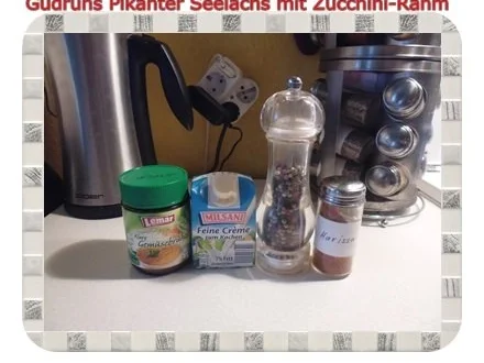 Rezept: Fisch: Pikanter Seelachs mit Rahm-Zucchini Bild Nr. 5 Fisch: Pikanter Seelachs mit Rahm-Zucchini - Rezept - Bild Nr. 5