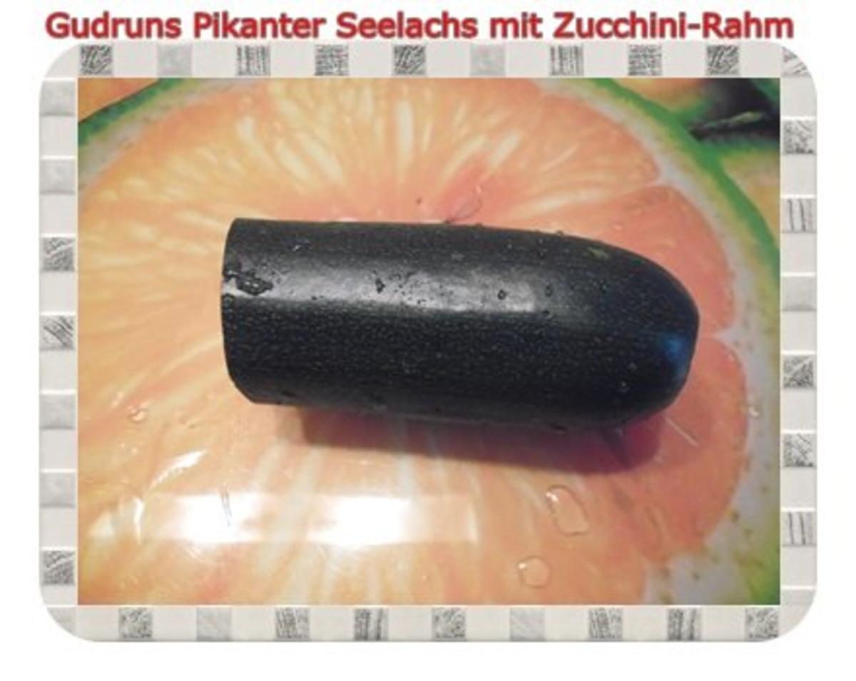 Fisch: Pikanter Seelachs mit Rahm-Zucchini - Rezept - Bild Nr. 6