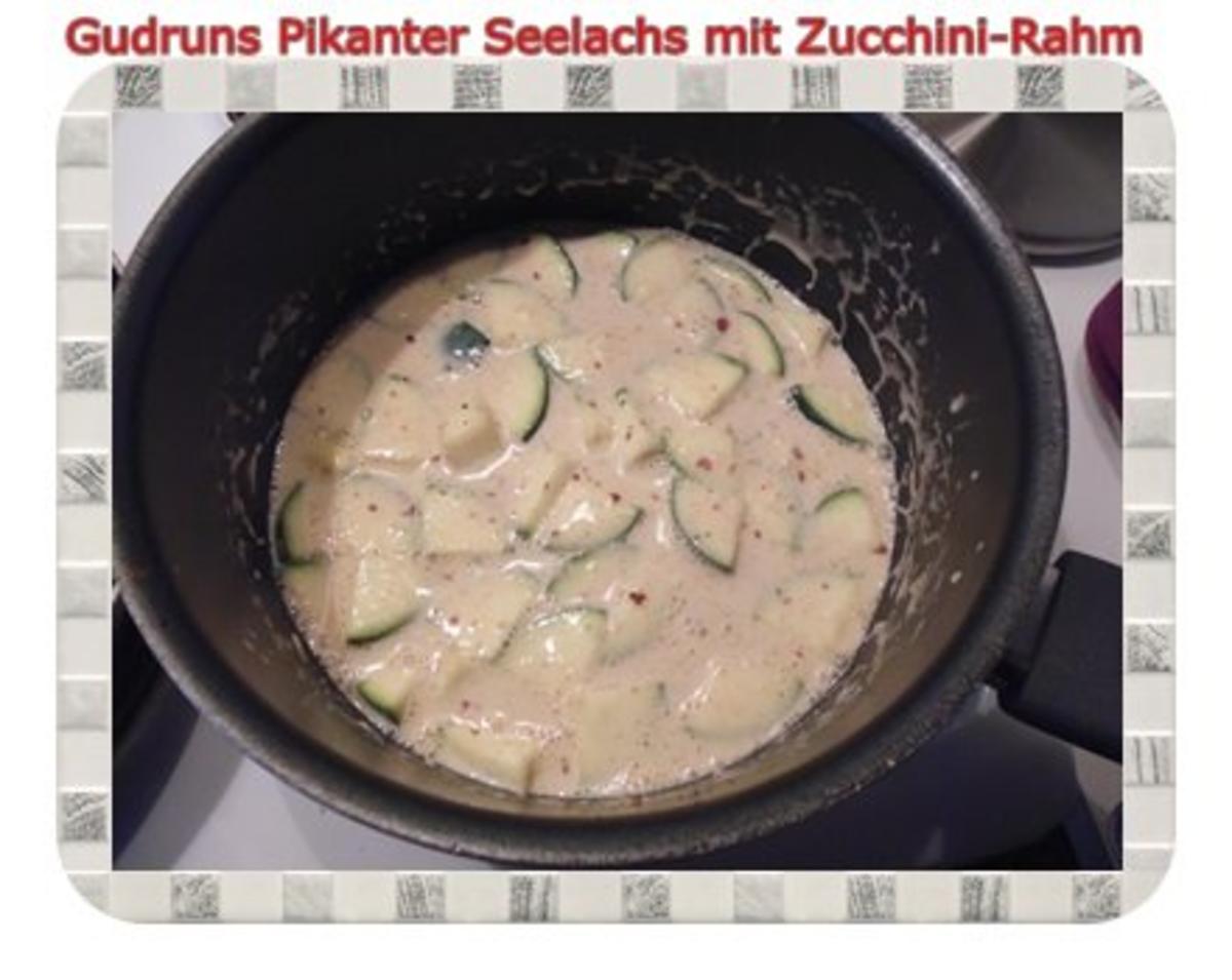 Fisch: Pikanter Seelachs mit Rahm-Zucchini - Rezept - Bild Nr. 8