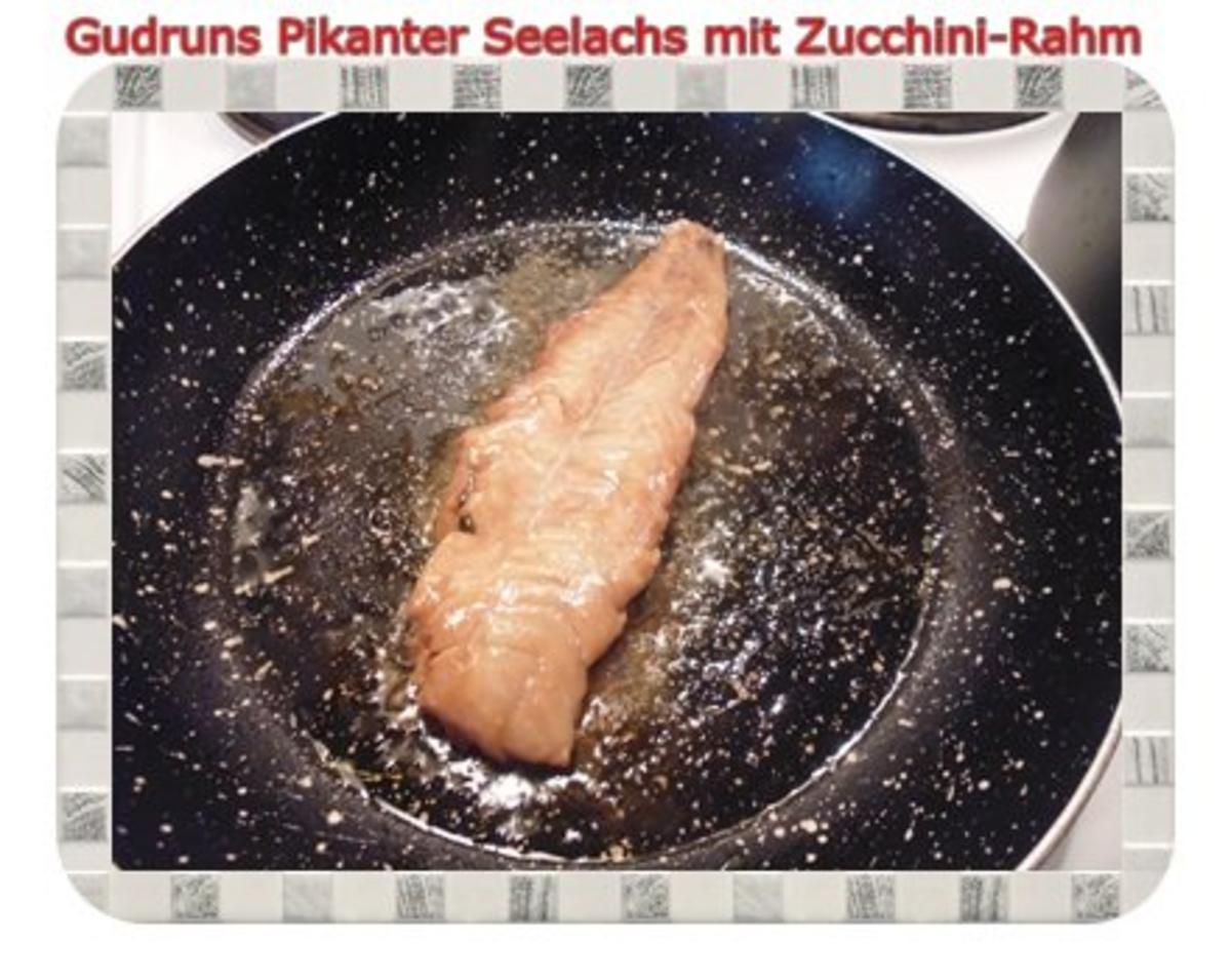Fisch: Pikanter Seelachs mit Rahm-Zucchini - Rezept - Bild Nr. 9