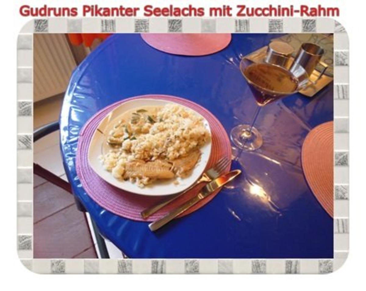 Fisch: Pikanter Seelachs mit Rahm-Zucchini - Rezept - Bild Nr. 11