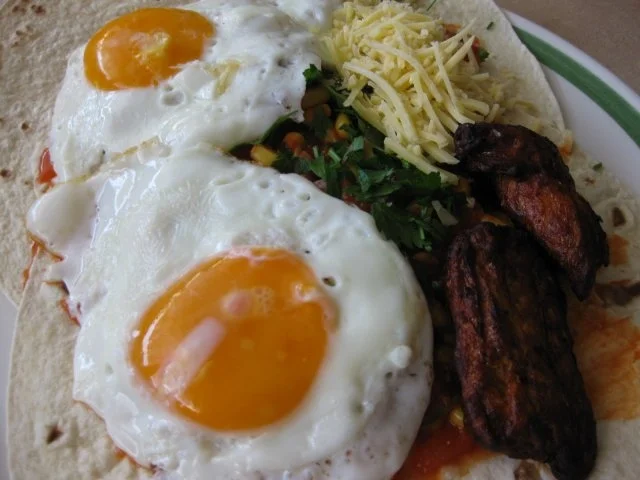 Rezept: Tex-Mex-Eggs oder Tex-Mex-Huevos Tex-Mex-Eggs oder Tex-Mex-Huevos - Rezept