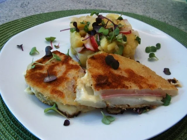 Kohlrabi Cordon bleu - Rezept