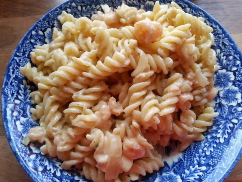 Nudeln mit scharfen Garnelen - Rezept mit Bild - kochbar.de