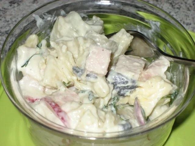 Rezept: Bayrischer Nudelsalat Bayrischer Nudelsalat - Rezept