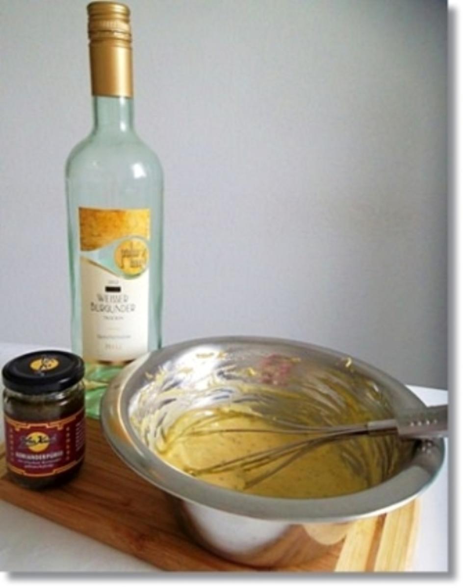 Zweierlei Spargel mit Kräuter Sauce, Drillingen und Lachs-Rose dazu - Rezept - Bild Nr. 17