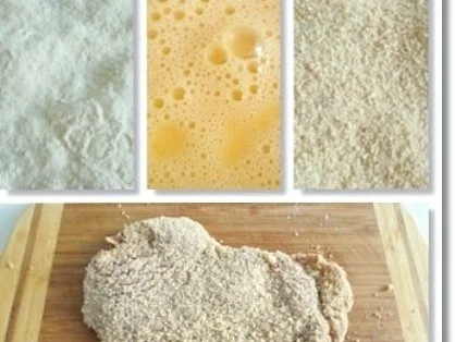 Rezept: Rinderschnitzel mit Kräuter Sauce und Wellenschnitt Pommes dazu Bild Nr. 7 Rinderschnitzel mit Kräuter Sauce und Wellenschnitt Pommes dazu - Rezept - Bild Nr. 7