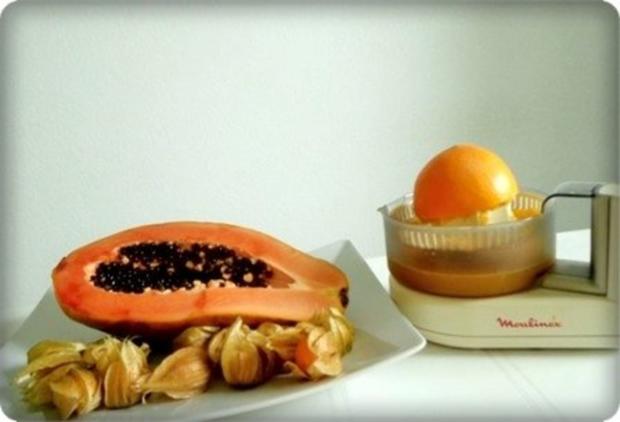 Papaya-Diät, die Sie servieren