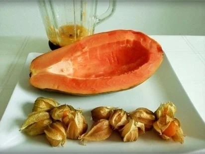 Rezept: Papaya – Physalis – Smoothie Bild Nr. 7 Papaya – Physalis – Smoothie - Rezept - Bild Nr. 7